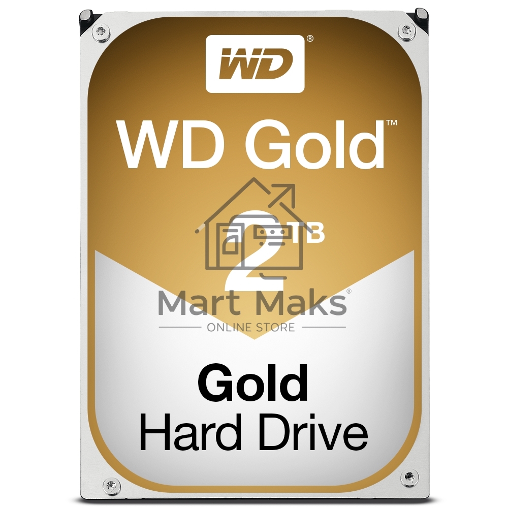 Жесткий диск WD Original SATA-III 2Tb WD2005FBYZ Gold (7200rpm) 128Mb 3.5