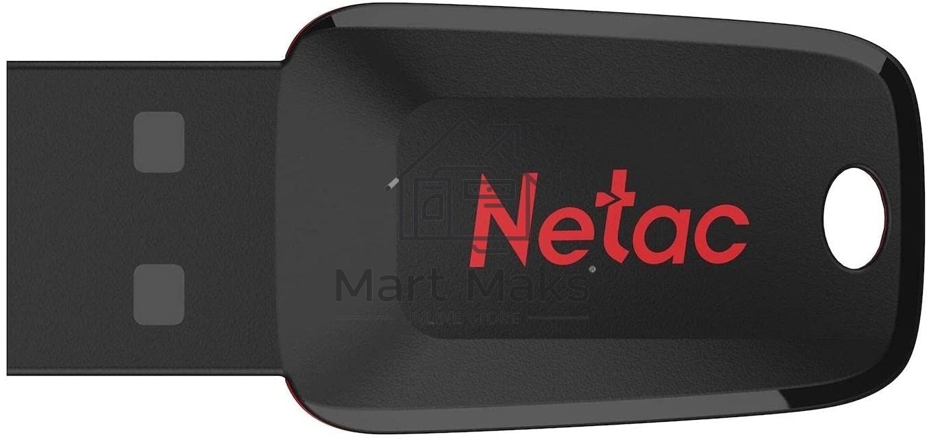Флешка USB R/W R/W Netac U197 16Gb <NT03U197N-016G-20BK>, USB2.0, пластиковая, черная