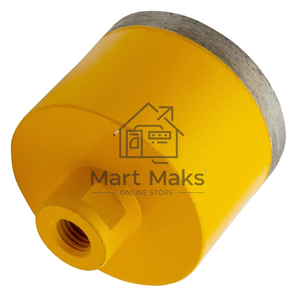 Сверло алмазное по керамограниту Denzel 75мм мокрое резание, М14 72695