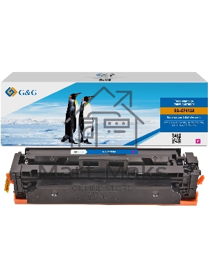 Картридж лазерный G&G GG-CF413A пурпурный (2300стр.) для HP LJ M452DW/DN/NW M477FDW/M477FDN/M477FNW