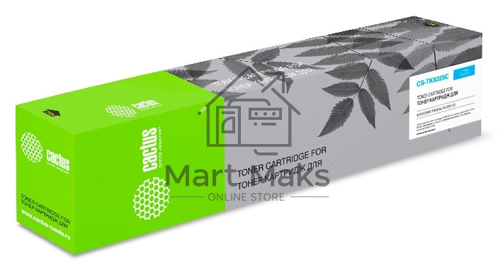 Картридж лазерный Cactus CS-TK8325C голубой (12000 стр.) для Kyocera Taskalfa-2551CI