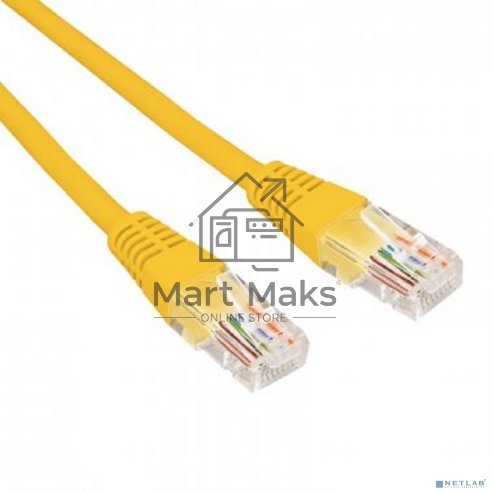 Патч-корд U/UTP Rexant кат.6, RJ45-RJ45, неэкранированный, 26AWG, LSZH, желтый, 0.3 м