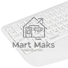 Комплект клавиатура+мышь Qumo Space K57/M75 беспроводной, USB, 1200 DPI, белый