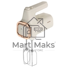 Миксер с чашей Centek CT-1129 бежевый/золотой хром, 800 Вт