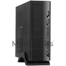 Компьютерный корпус ExeGate EX268696RUS Компьютерный корпус MiniITX ExeGate MI-208 Black, miniITX/mATX, M450, 80мм, 2хUSB, Audio