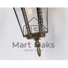 Уличный настенный светильник Ambrella light ST2019 GD/BK/CL золото/черный/прозрачный IP54 E27 max 40W 360*150*210