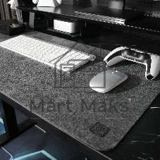 Коврик для мыши Mouse pad GEEK NOOK 80 х40CM Dark Gray Felt