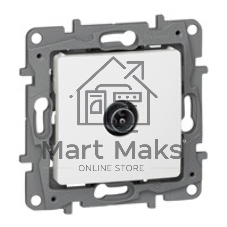 Механизм розетки Legrand 1066932tv etika plus 2дБ звезда белый 672251
