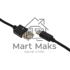 Кабель USB (m)-USB Type-C (m) 1.8м черный