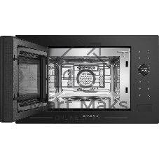 Встраиваемая микроволновая печь MAUNFELD XBMO252GB Matt черный, 25 л, 900 Вт, переключатели - сенсор, поворотный механизм