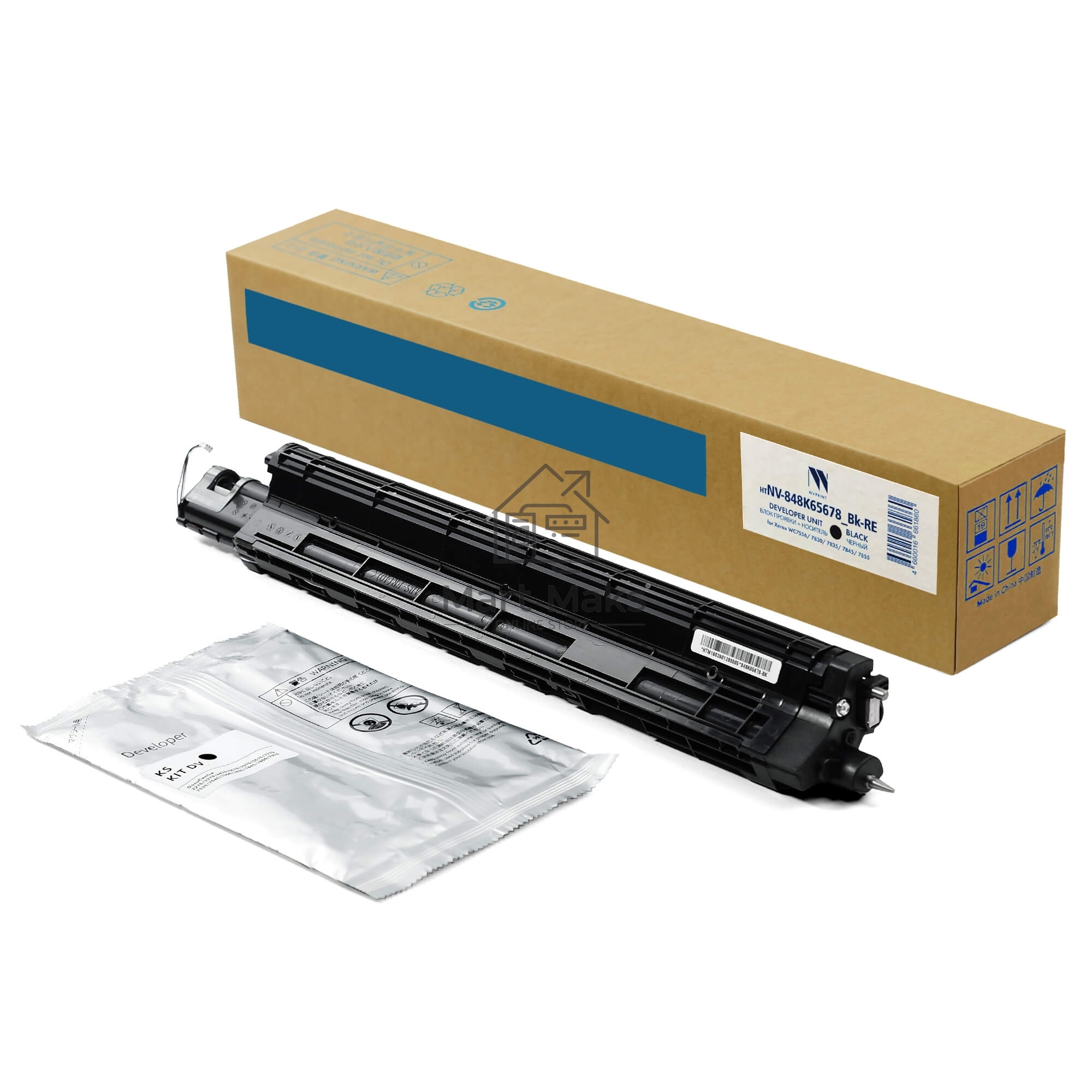 Блок проявки + носитель NVP для Xerox WC7556/7830/7835/7845/7855 Black (восстановленный) (848K65672 / 848K65673 / 848K65674 / 848K65675 / 848K65677 / 848K65678 / 848K65676 / 948K21190 )