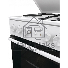 Плита комбинированная Gorenje GK5A12WG белый, конфорок 2 газовых и 2 электрических, духовка 68 л, 50 см x 85 см x 59.4 см