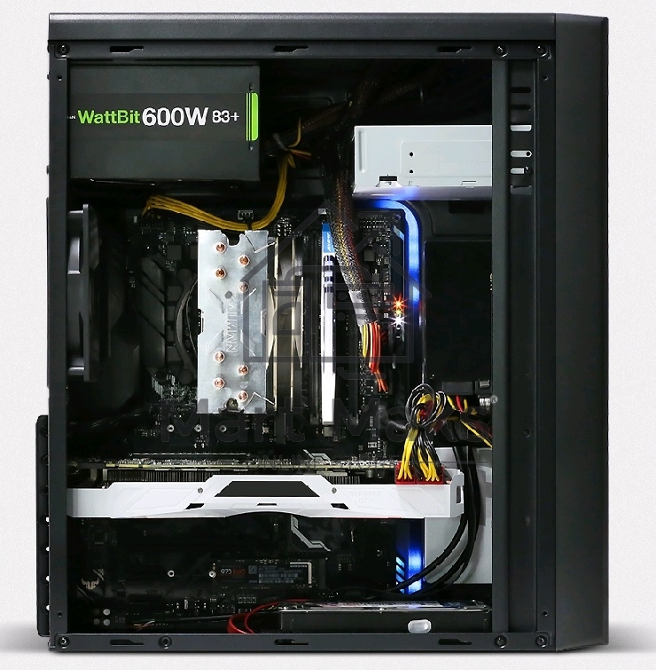 Компьютерный корпус Zalman ZM-T6 черный без БП ATX 1xUSB2.0 1xUSB3.0 audio bott PSU