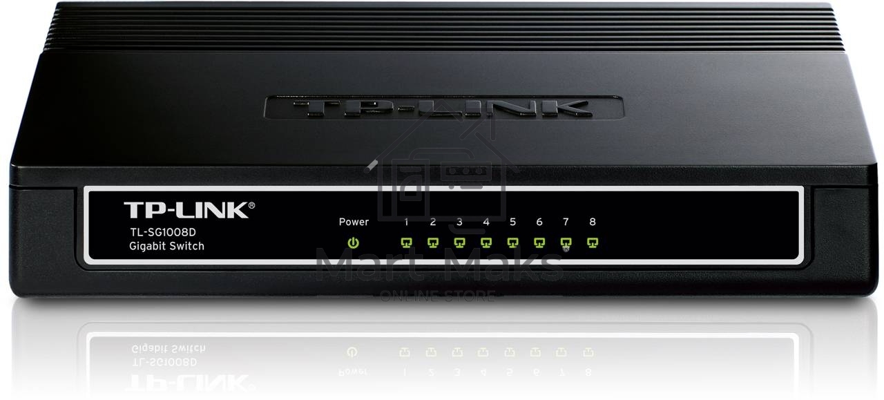 Коммутатор TP-Link SMB TL-SG1008D 8-port Gigabit Switch, plastic case