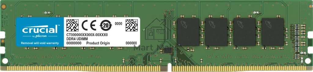 Оперативная память Crucial, DDR4, 8GB (1x8GB), 3200MHz, CL22, DIMM
