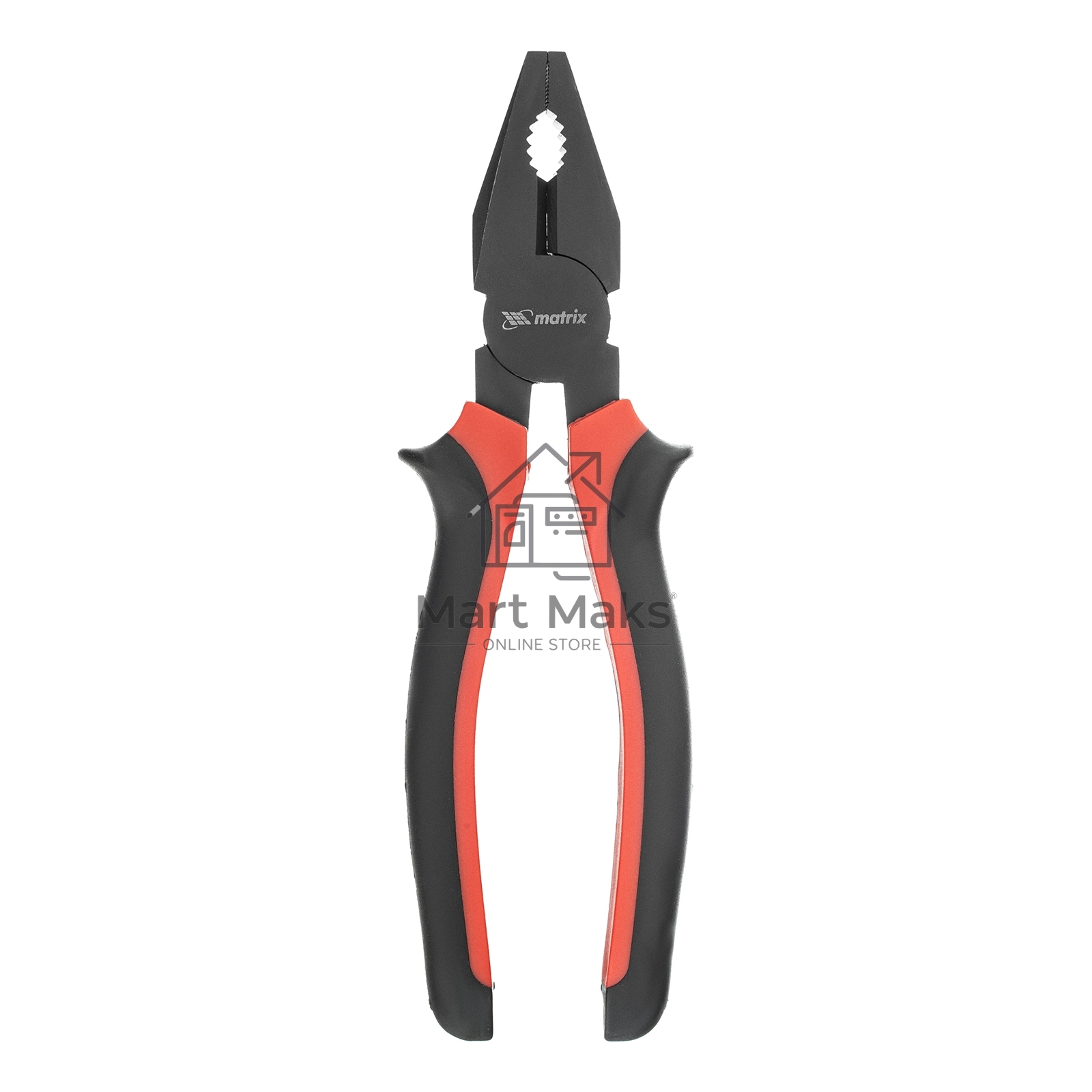 Плоскогубцы MATRIX Black Nickel, 200 мм, комбинированные, двухкомпонентные рукоятки 16983