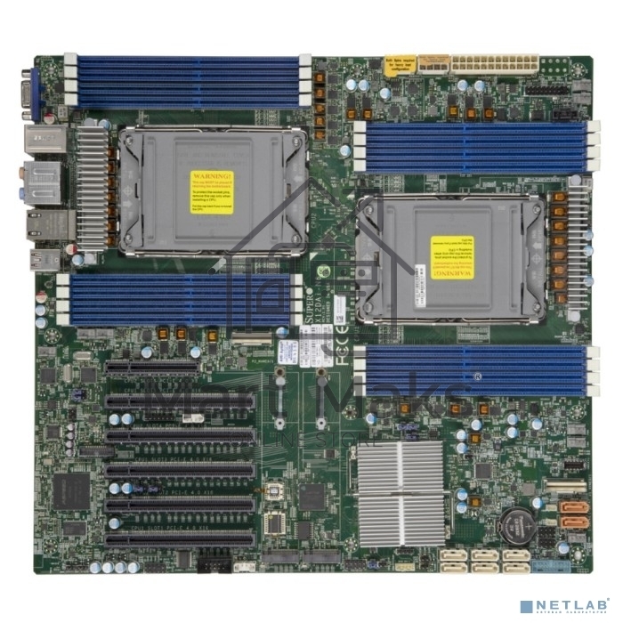 Серверная материнская плата Supermicro MBD-X12DAI-N6, 2xLGA 4189, Intel C621A, 16xDDR4, 8xSATA, 6xPCIe 4.0 x16, 1xPCIe 4.0 x8, 2xM.2, 2x1Gb LAN, 6xUSB 3.2 Gen 1, 2xUSB 3.2 Gen 2, 1xVGA, 1xCOM, 1xTPM, E-ATX