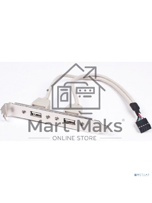 Планка в сист. блок на 2 USB2,0, Gembird 