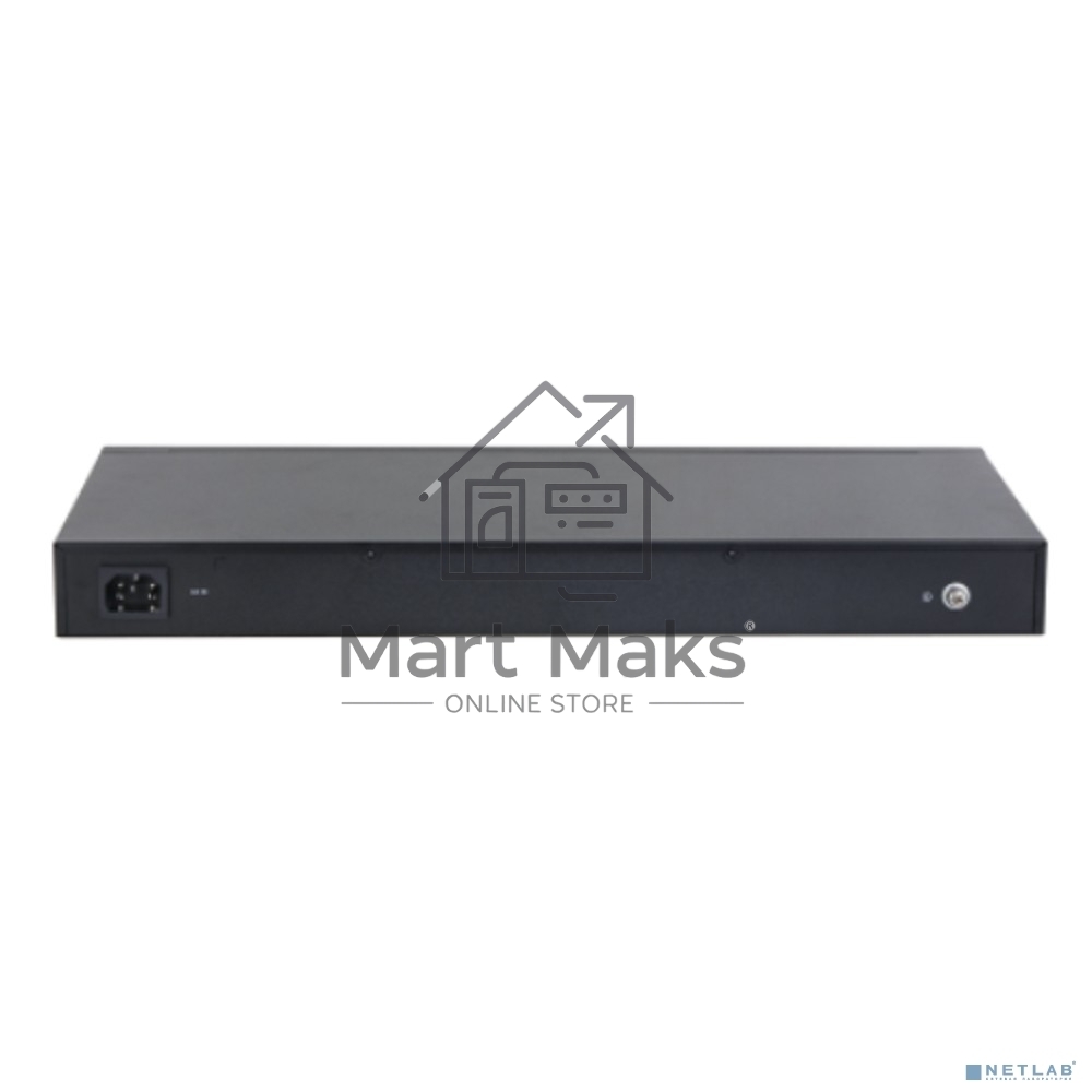 Коммутатор неуправляемый 24-портовый DAHUA DH-S3226-24ET-240 с РоЕ, 24xRJ45 100Mb PoE, 2хКомбо SFP/RJ45 1Gb uplink, суммарно 240Вт, коммутация 8.8 Гбит/с, MAC-таблица 8К