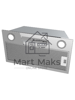 Вытяжка встраиваемая Korting KHI 6755 X нержавеющая сталь, 52 см, 800 куб. м/ч, 52 дБ