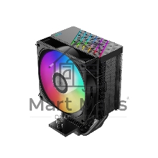 Кулер PCCooler R400 ARGb черный 92мм алюминий+медь 2200r m 30db 4-pin 180W 133мм