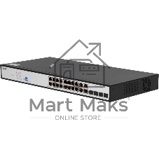 Коммутатор SNR SNR-S2300G-16TC-POE, 16×1 Гбит/с PoE + 4×1 Гбит/с Combo, управляемый