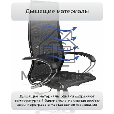 Кресло офисное SU-B-8/подл.131/осн.001, черный DA.16.1.222 zDA.16.1.222