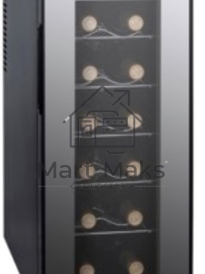 Винный шкаф Tesler WCV-120 32л винный шкаф (ШхГхВ) 25,4x51,5x62см. Общий объем 32л. Макс. кол-во бутылок 12шт. Температурный режим 7-18°C. Класс энергопотребления А+. Количество зон 1. Тип управления электронный. Тип системы охлаждения термоэлектрический.