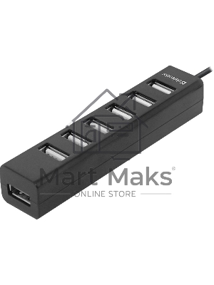 Универсальный USB разветвитель Defender Quadro Swift USB2.0, 7 портов