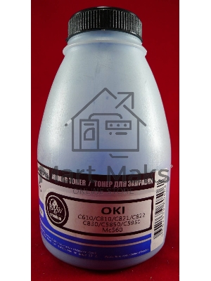 Тонер OKI C610/C810/C821/C822/C830/C5850/C5950/MC560 Cyan (фл., 135г) B&W Premium (Tomoegawa) - фас.России