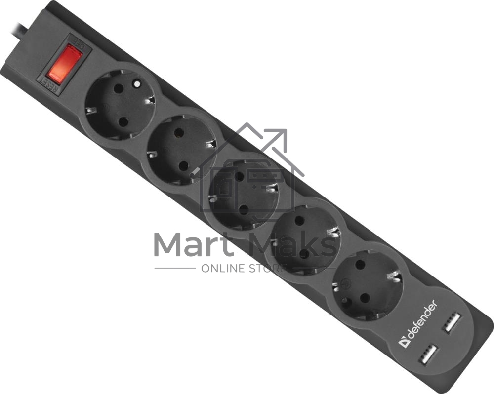 Сетевой фильтр Defender 3M DFS 753 5OUTL.