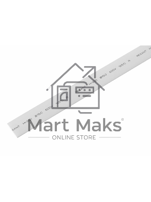 Термоусаживаемая трубка Rexant 15,0/7,5 мм, белая, упаковка 50 шт. по 1 м