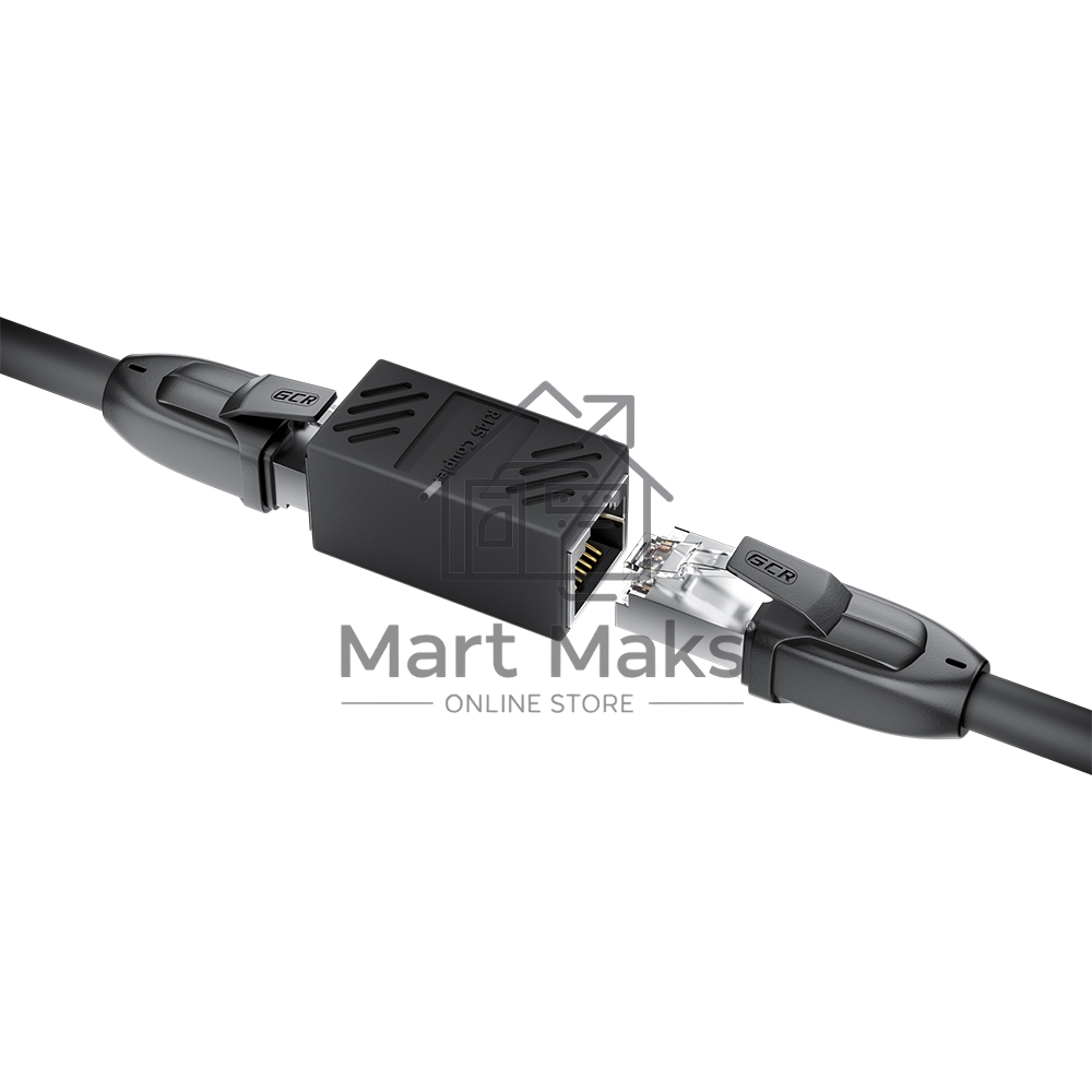 Соединитель GCR RJ45F - RJ45F патч-кордов, кат.5e