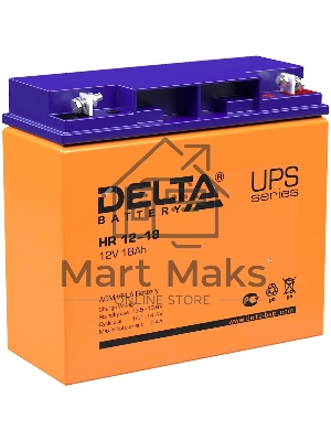 Батарея Delta HR 12-18 (12V, 18Ah)