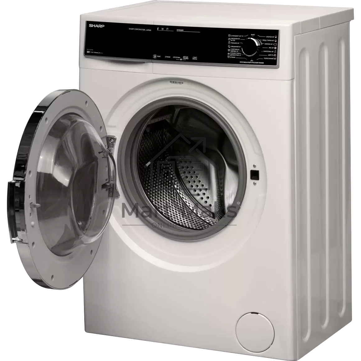 Стиральная машина Sharp ES612RW белый, загрузка фронтальная 6 кг, 1200 об/мин., класс: A+++