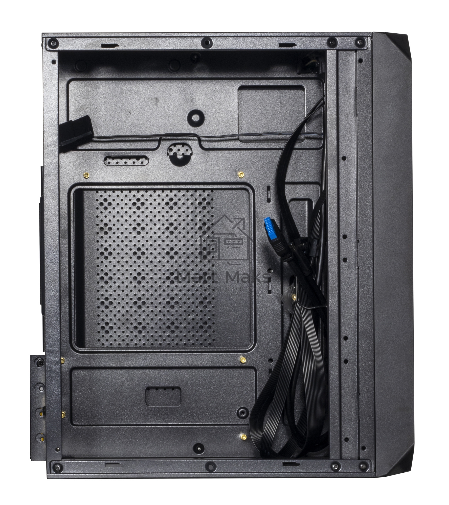 Компьютерный корпус Accord ACC-265B черный без БП mATX 1x80mm 1x92mm 2x120mm 2xUSB2.0 1xUSB3.0 audio