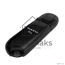 Флешка USB Maxvi P1 (FD8GBUSB20C10P1 black), 8Gb, USB 2.0, R/W 12/5, черный