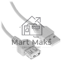 Кабель удлинит. USB2.0 Cablexpert CC-USB2-AMAF-15-N, AM/AF, медь, 4.5м, пакет