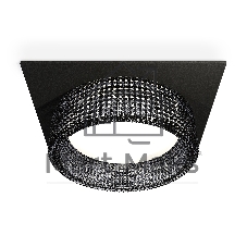 Комплект встраиваемого светильника Ambrella light XC8062031 SBK/BK черный песок/тонированный GX53 (C8062, N8484)