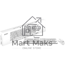 Комплект клавиатура и мышь MSI FORGE K210 W COMBO WHITE RU