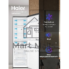 Холодильник Haier C4F640CXU1 нержавеющая сталь двухкамерный 285/115л морозилка снизу, No Frost