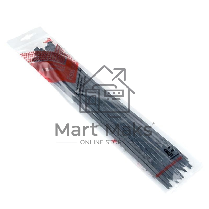 Хомут P6.6 4.8x300 FlexLock стандартный черн. (уп.50шт) PROxima EKF plc-fl-ctsb-4.8x300-r