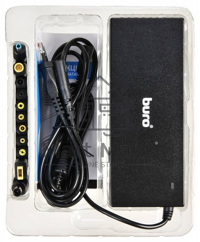 Блок питания Buro BUM-1129М120 ручной 120W 12V-20V 11-connectors 1xUSB 1A от бытовой электросети