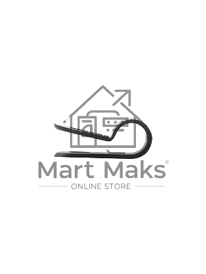 Кабельная скоба под винт Rexant 6 мм, черная, упаковка 50 шт.