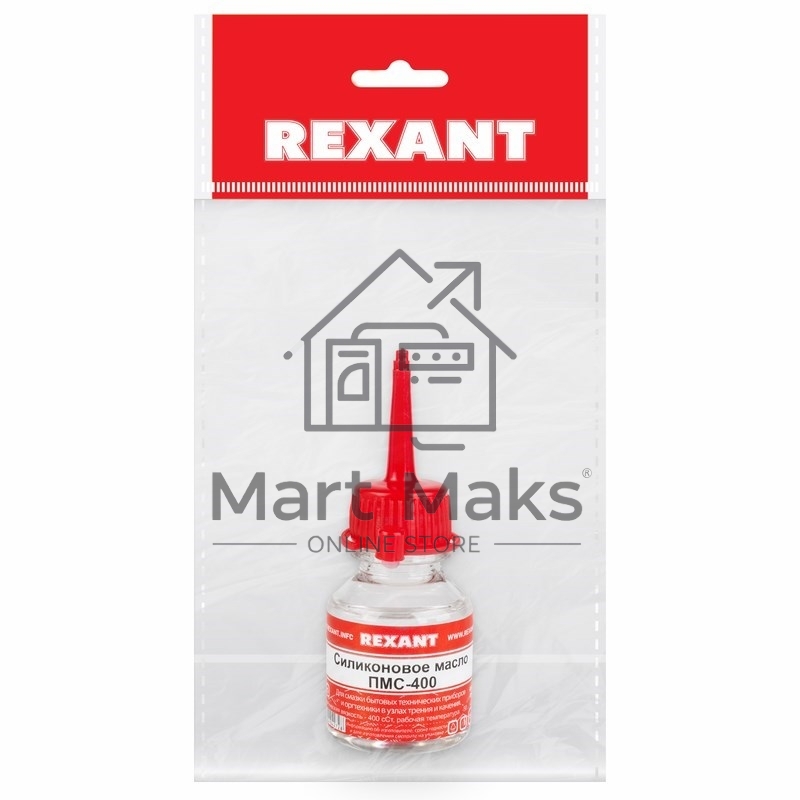 Силиконовое масло Rexant, ПМС-400, 15 мл, носик, (Полиметилсилоксан)