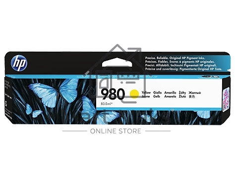 Картридж струйный HP D8J09A желтый для HP OJ Ent X585/X555 (6600стр.)
