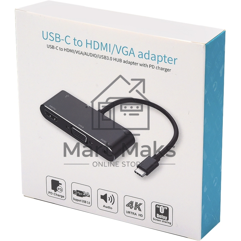 Адаптер HDMI TO VGA AT2810 ATCOM