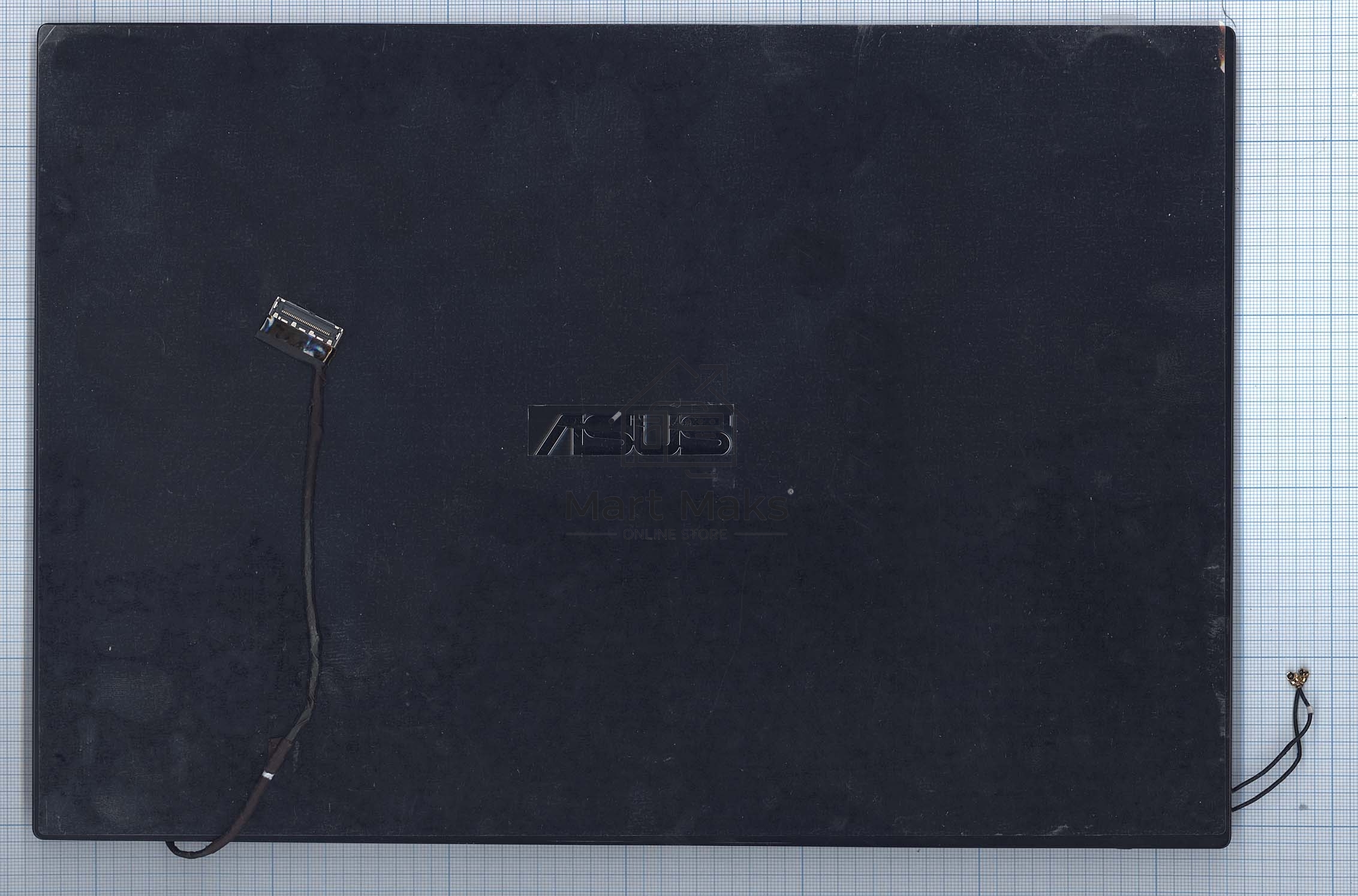 Матрица (крышка) для Asus PRO ADVANCED BU400A черная в сборе