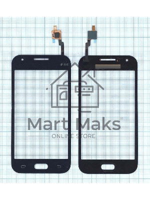 Сенсорное стекло (тачскрин) для Samsung Galaxy J1 Ace SM-J110H синее