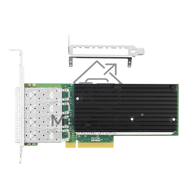 Сетевой адаптер PCIE 10GB FIBER 4SFP+ LREC9804BF-4SFP+ LR-LINK